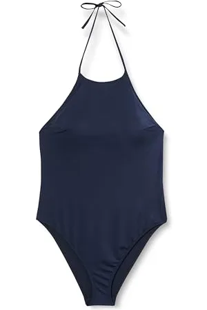 Calvin Klein Damski jednoczęściowy strój kąpielowy z wysokim dekoltem - RP, wiązany na szyi, , M, , M
