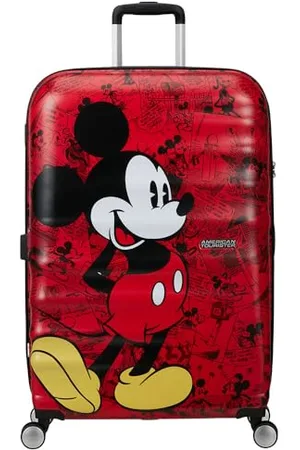 American Tourister American Tourist Wavebreaker Disney FL - Spinner L, walizka, 77 cm, 96 L, Multicolored (Mickey Comics Red)