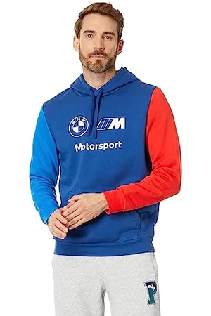 PUMA Męska bluza z kapturem z polaru BMW M Motorsport Essentials, , L