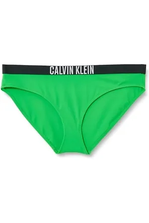 Calvin Klein Damskie BIKINI Kąpielówki, zielone (Blossom Green), S, , S