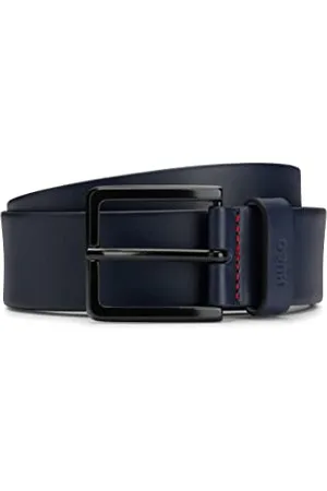 HUGO BOSS Pasek męski, NIEBIESKI, 100