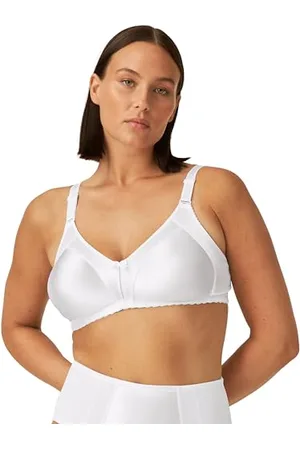 NATURANA ® Minimizer biustonosz bez fiszbin [Cup B-G] I maksymalne trzymanie dzięki przemyślanemu krojowi i szerokim ramiączkom I biustonosz minimalizujący optycznie mniejszy rozmiar miseczki,