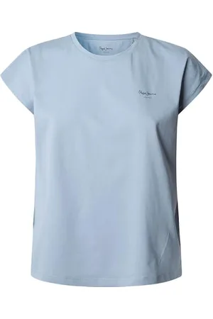 Pepe Jeans Damska koszulka BLOOMA, niebieska (DAZED BLUE), L, , L
