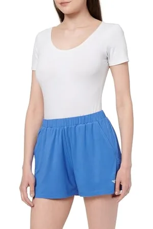 Emporio Armani Kobieta Orzeł Kamienie Wiskozowe Spodenki Plażowe Fioletowy L, , L
