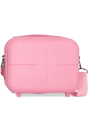 Pepe Jeans Highlight Nececer Adaptable Pink 29x21x15 cm Twardy ABS 9,14L 0,63 kg by Joumma Bags, , Talla única, Adaptacyjna kosmetyczka