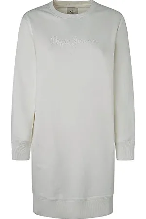 Pepe Jeans Damska sukienka Whitney, biała, S, biały, S