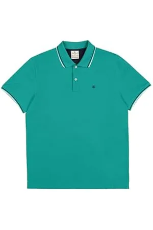 Champion Męskie Legacy - Polo z logo na klatce piersiowej, zielone (GS130), XL, , XL