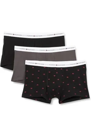 Tommy Hilfiger Męski nadruk 3P TRUNK UM0UM02768, szary, XXL, , XXL