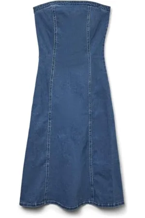 VERO MODA Vmailey Sl Bandeau Ankle DNM Dressvi3488, , XS