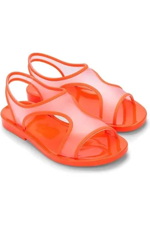 Melissa Sandały Bikini AD, Płaskie Sandały Damskie, Pomarańczowe, 37 EU, , 37 EU