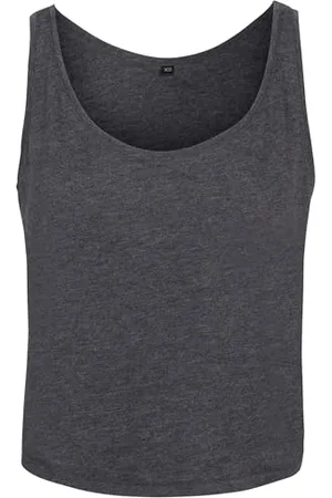 Build Your Brand Damska koszulka damska Oversized Tanktop T-Shirt, Charcoal, XXL