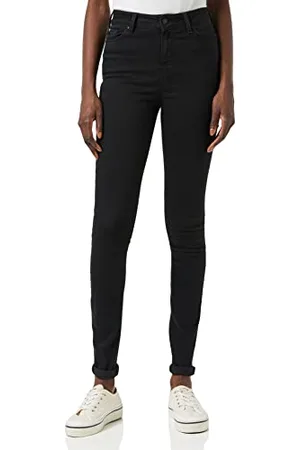 Tommy Hilfiger Damskie spodnie Th Flex Harlem U Skinny Hw Black, , 24W x 30L