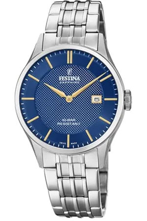 Festina Unisex dla dorosłych analogowy zegarek kwarcowy z bransoletką ze stali szlachetnej F20005/3