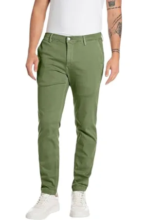 Replay Zeumar Hyperchino Color Xlite męskie spodnie slim fit, , 29W / 30L