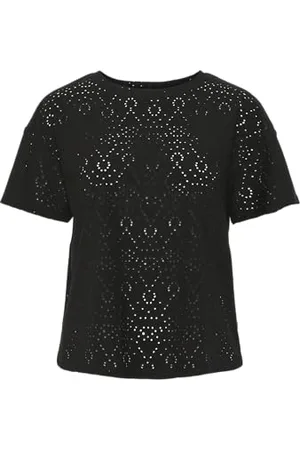 Pieces® Pcabby SS Brod ANG Tee Noos Bc, , S