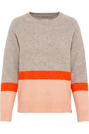 Camel Active Męski nowoczesny sweter z dzianiny w paski, , XL