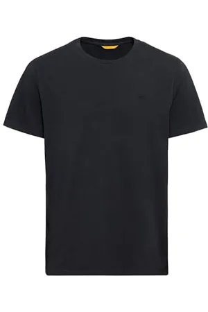 Camel Active Męski Basic T-shirt z krótkim rękawem z okrągłym dekoltem, , S