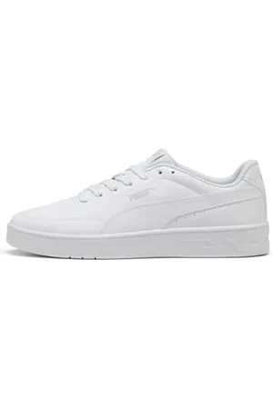 PUMA Sneakersy unisex Court Classic Clean, biało-chłodne, jasnoszare, 40 EU, Biały chłodny jasnoszary, 42 EU