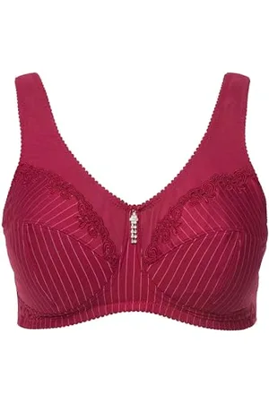 Ulla Popken Damski duży rozmiar, duże rozmiary, plus size, biustonosz odciążający, bez fiszbin, zawieszka ze strasu, Cup C - G, , 130B