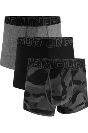Under Armour Bokserki męskie, Czarny Neo Camo/Czarny/Castlerock Heather, L