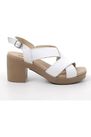 IGI&CO D.Aisha, damskie sandały na obcasie, białe, 36 EU, , 36 EU
