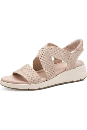 Tamaris Comfort TC wegańskie sandały damskie na koturnie, różowe, rozmiar 39 EU, , 39 EU