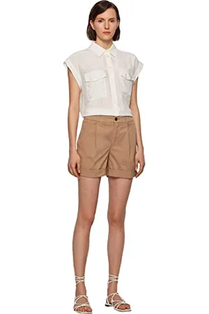 HUGO BOSS Damskie szorty typu chino C Taggie-D Relaxed-Fit z elastycznej bawełny organicznej, , 32