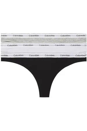 Calvin Klein 3 Pack Thong (Low-Rise) Japonki, Multi, S Kobiety, , S