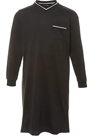 JP 1880 Męskie, duże rozmiary, duże rozmiary, męska koszula nocna, odzież domowa, uniwersalna, długi rękaw, do rozm. 8XL 721331, , XL