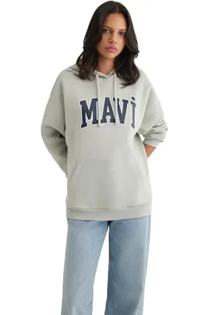 Mavi Damska bluza z logo T-shirt, , M, , M
