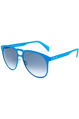 Italia Independent Męskie 0501-027-000 okulary przeciwsłoneczne, niebieskie (Azul), 55.0