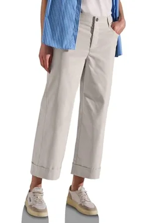 Street one Damskie spodnie z prostym nogawkami Twill, , 34W / 28L