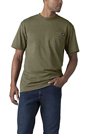 Dickies Koszulka męska z krótkim rękawem Heavyweight Heathered Crew Neck Tee, , 4XL Duże rozmiary wysoki