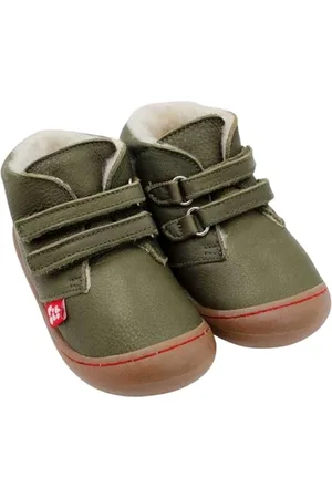 POLOLO Dziecięce buty zimowe Nino, uniseks, z wełnianą podszewką, zielone, , 20 EU
