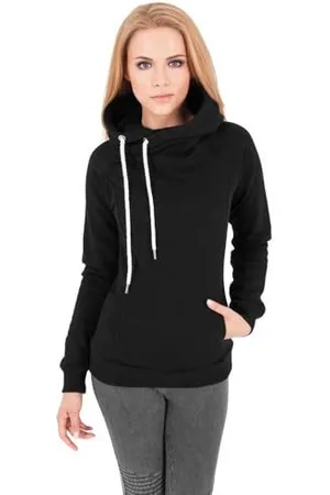 Urban classics Damy High Neck Hoody Bluza z Kapturem, , M