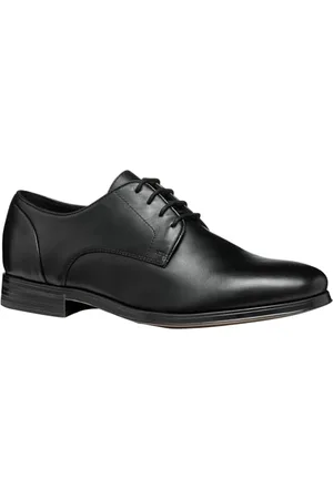 Geox Męskie U REZZONICO C Oxford, czarne, 40 EU, , 40 EU