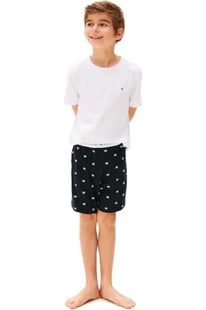 Tommy Hilfiger Zestaw chłopięcy, Pomarańczowy (biały/zarys flagi pustyni niebo), 12-14 Years
