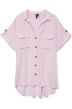 VERO MODA Vmbumpy Ss Shirt WVN Ga Noos, , XS