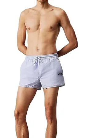 Calvin Klein Męskie krótkie spodenki do biegania, niebieskie, rozmiar M, , M