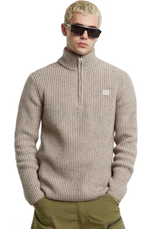 G-Star RAW Double Collar Skipper Knit, , L