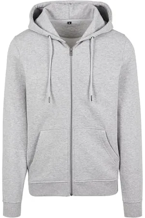Build Your Brand Męska bluza z kapturem Premium Zip Hoodie Hooded, , XXL