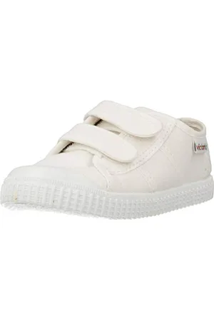 victoria Unisex Baby Basket Lona DOS Velcros Sneaker, biały - - 20 EU