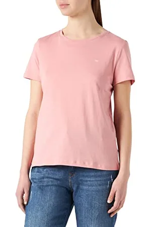 TOM TAILOR Damski Basic T-shirt z wyszywanym logo 1032049, , L
