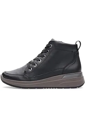 ARA Damskie buty sportowe Garda, czarne, antracytowe, 38,5 EU szerokie, , 38.5 EU Weit