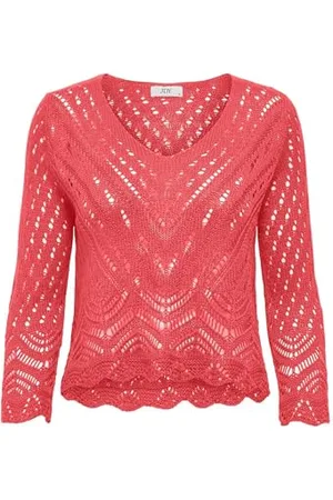 JDY New Sun 3/4 Cropped Sweter KNT Noos, , L