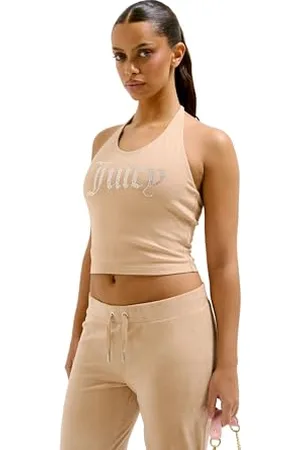 Juicy Couture Tied Halter Neck Top, , M