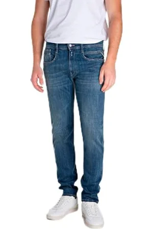 Replay Męskie dżinsy Slim Fit Anbass, , 32W / 32L