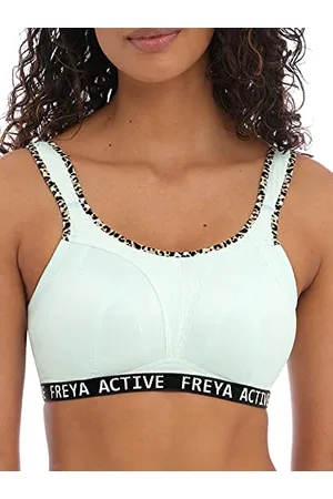 Freya Dynamic Soft Cup biustonosz sportowy, Pure Leopard Aqua, 80J