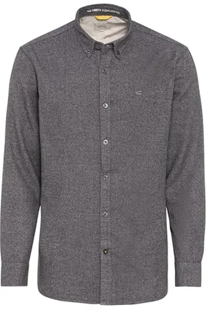Camel Active Męska koszula flanelowa z czystej bawełny, , S