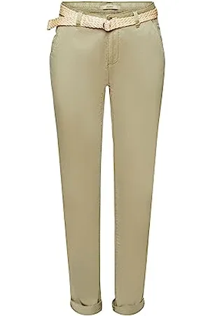 ESPRIT Damskie spodnie 993EE1B312, 345/LIGHT Khaki, 30/32, , 30W / 32L